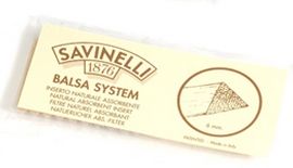 6 mm Savinelli balsa filters - 20 pz